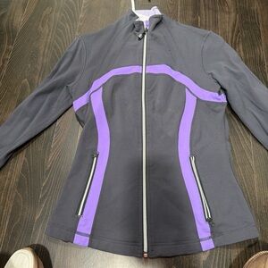 lululemon athletica Black and Purple Ski Jacket